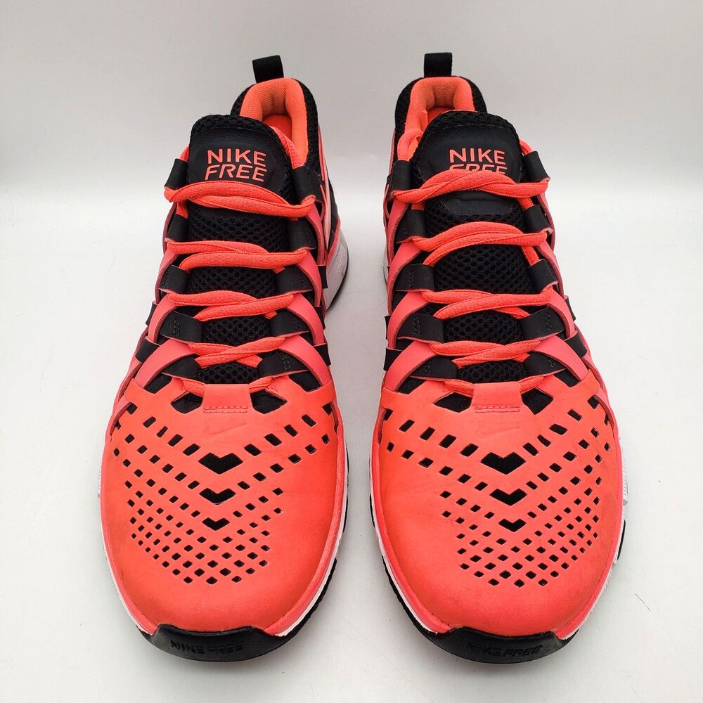 Nike Free Trainer 5.0 Black/Atomic Red training Shoes 579809 006 Mens Sz 10 - Picture 4 of 8